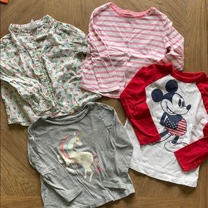 Lot of spring long sleeve shirts (3t)